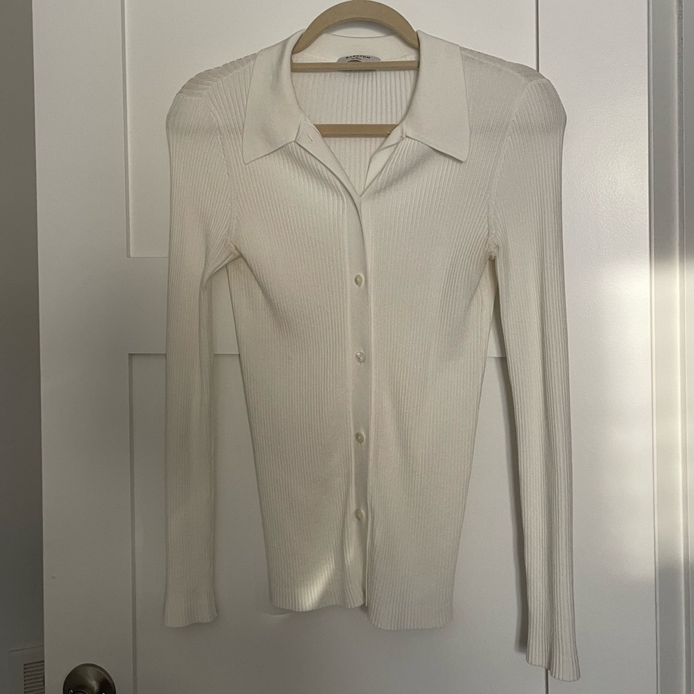 Babaton Cream Ribbed Sweater 🤍 - Picture 3 of 6